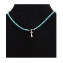 West & Co.® Ladies' Turquoise W/Blossom Charm