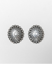 West & Co.® Ladies' Flower Stamped Concho Earrings