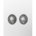 West & Co.® Ladies' Flower Stamped Concho Earrings