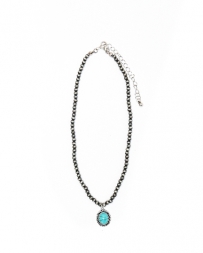 West & Co.® Ladies' Navajo Pearl & Turquoise Pendant