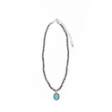 West & Co.® Ladies' Navajo Pearl & Turquoise Pendant