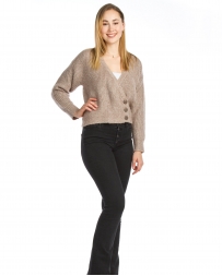 Just 1 Time® Ladies' Heathered Crop Sweater