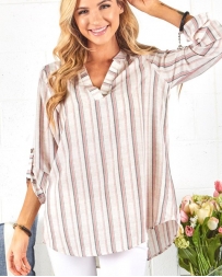 P.S. Kate® Ladies' Striped Tunic top