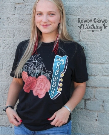 Rowdy Crowd Clothing® Ladies' Stay Rowdy Tee - Fort Brands
