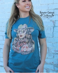 Rowdy Crowd Clothing® Ladies' Ft. Worth Nights Tee - Plus