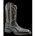 R. Watson Boots® Men's Black Ranch Hand Calf Sq Toe