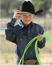 Cinch® Boys' LS Denim Shirt