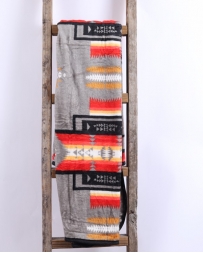 Western Trading Blanket® Kids' Aztec Plush Blanket-Grey
