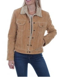 Scully Leather® Ladies' Sherpa Lined Suede Jacket