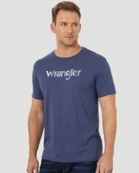 Wrangler® Men's Blue Logo Tee