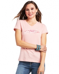Ariat® Ladies' Script Logo Tee Pink