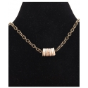 Just 1 Time® Ladies' Buffalo Wafer Brass Neckalce