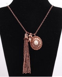 Just 1 Time® Ladies' Copper Tassel Necklace