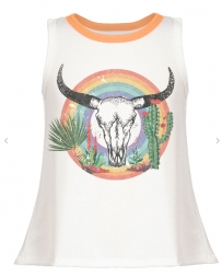 Girls' Skull Target Tank