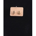 Just 1 Time® Ladies' Gold Dipped Cactus Studs