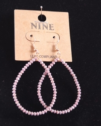 Just 1 Time® Ladies' Lilac Teardrop Earrings