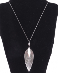 Just 1 Time® Ladies' Silver Palm Leaf Necklace