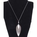 Just 1 Time® Ladies' Silver Palm Leaf Necklace