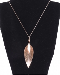 Just 1 Time® Ladies' Gold Palm Leaf Necklace