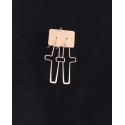 Just 1 Time® Ladies' Gold Gross Earrings