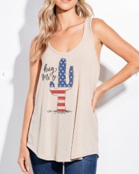 Ladies' Cactus Flag Tank