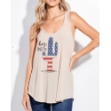 Ladies' Cactus Flag Tank