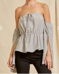 Ladies' Off Shoulder LS Blouse