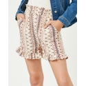 Girls' Printed Smocked Waist Shorts