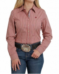 Cinch® Ladies' LS Stripe Button Down