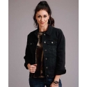 Stetson® Ladies' Black Denim Jacket