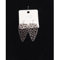 Just 1 Time® Ladies' Lg Silver Arrowhead Earrings