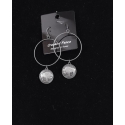 Just 1 Time® Ladies' Sm Silver Buffalo Coin Earrings