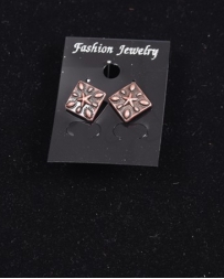 Just 1 Time® Ladies' Small Copper Star Stud Earring