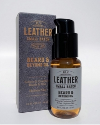 Tru® Men's Leather Beard & Beyond Oil