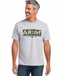 Ariat® Men's Logo Hibiscus Tee