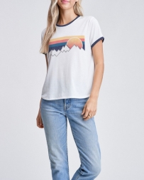 Ladies' Sunset Ringer Tee