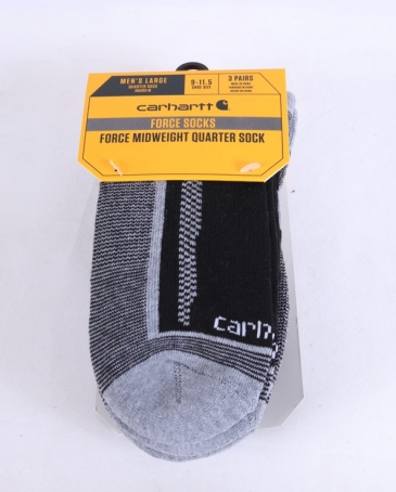 Carhartt® Men's Midweight 1/4 Sock 3Pk