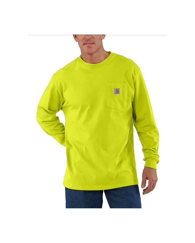 Carhartt® Men's LS Pocket T-Shirt - Big and Tall