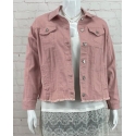 Pine Apparel® Ladies' Frayed Denim Jacket - Plus