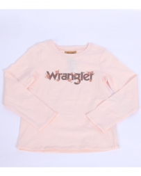 Wrangler® Girls' LS Logo Graphic Tee