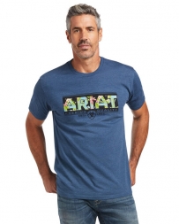 Ariat® Men's Logo Hibiscus Tee