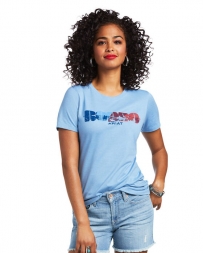 Ariat® Ladies' Rodeo Light Blue Tee