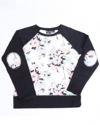 Cruel® Girls' Floral Patch Raglan