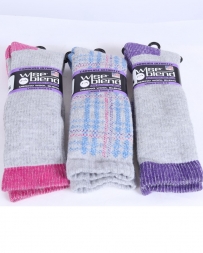 Just 1 Time® Ladies' Merino Wool Assorted Socks