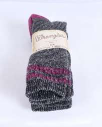 Wrangler® Ladies' Merino Wool 2 Pck Socks