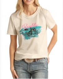 Rock and Roll Cowgirl® Ladies' Ramblin Graphic Tee