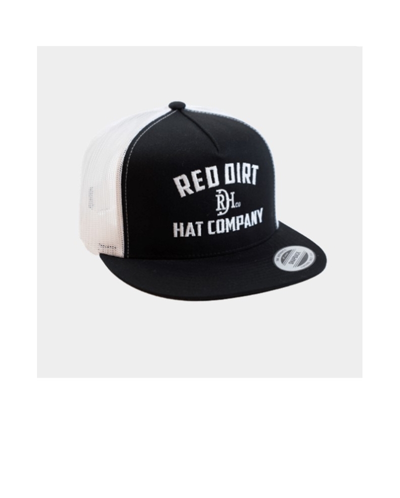 Red Dirt Hat Co.® Men's White Direct Stitch Cap Fort Brands