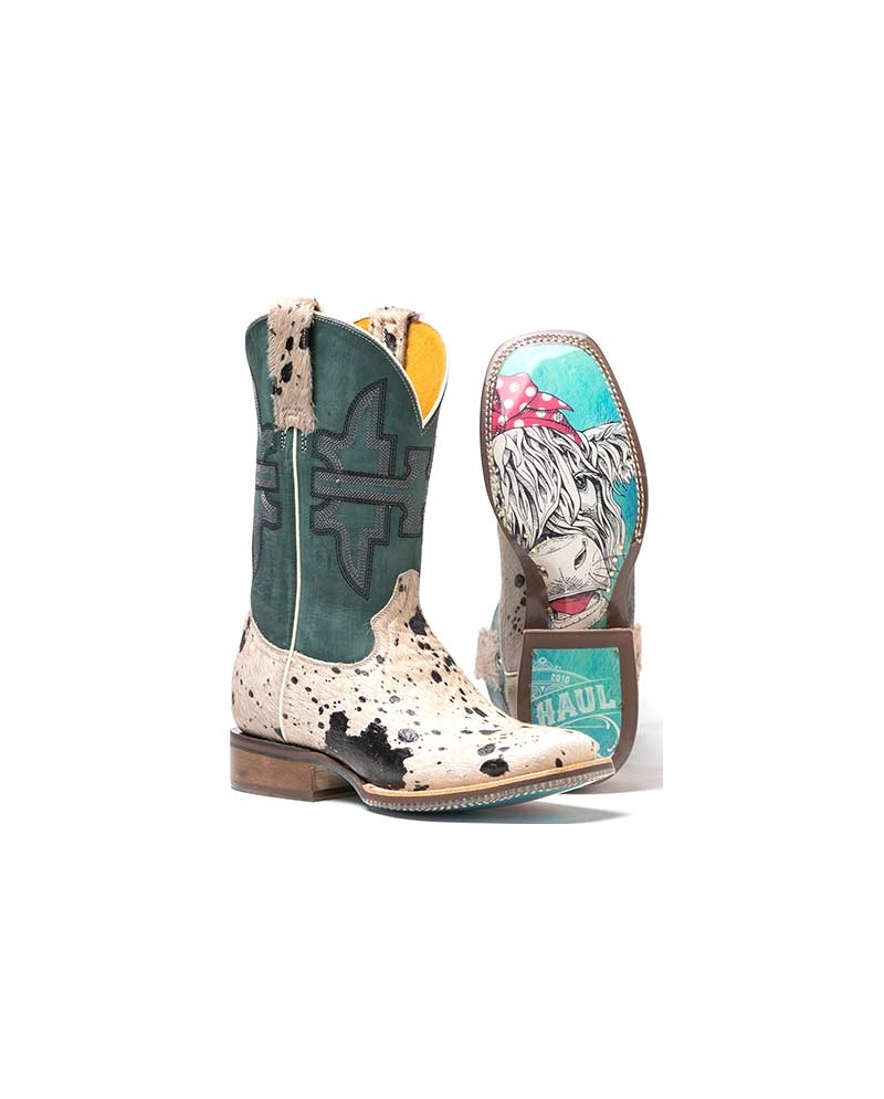 tin haul shaggy spot boots