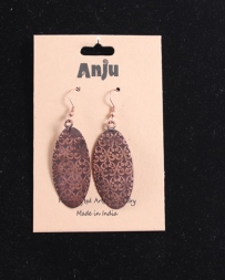 Just 1 Time® Ladies' Copper Patina Earrings