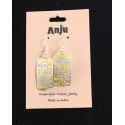 Just 1 Time® Ladies' Silver Patina Earrings